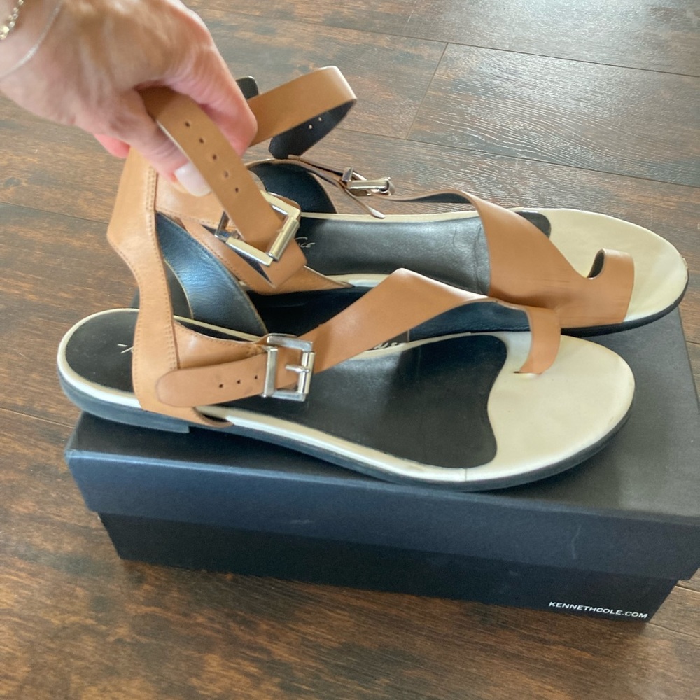 Kenneth Cole New York Ankle Strap Open Toe Sandals-Size 11